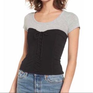 Leith | Lace Up Bustier